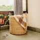 shop handmade designer home decor -  Wicker Laundry Basket 