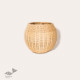 shop handmade designer home decor -  Small Wicker Planter Pot 