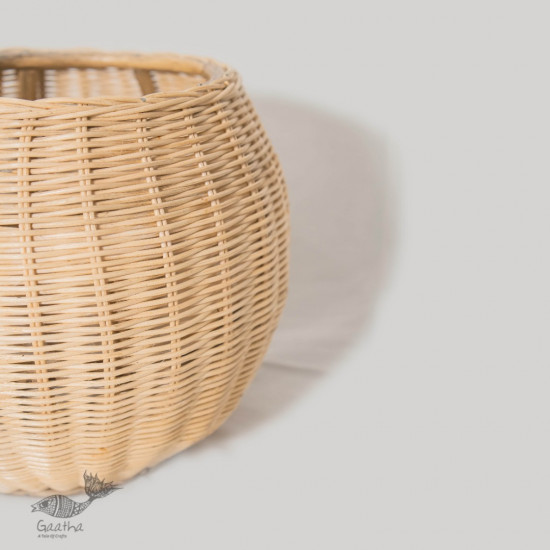 shop handmade designer home decor -  Small Wicker Planter Pot 