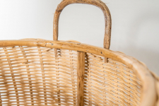 Home Decor Furniture  ~  Wicker Laundry Basket