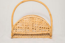 Home Decor Furniture  ~ Wicker Magazine Holder