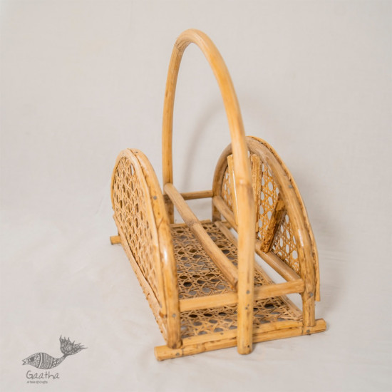 shop handmade designer home decor - Wicker Magazine Holder