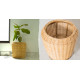 shop handmade designer home decor - Medium Wicker Planter Pot