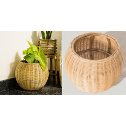 Home Decor Furniture ~ Small Wicker Planter Pot