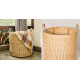 shop handmade designer home decor -  Wicker Laundry Basket 