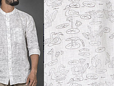 Talab ● Cotton Block Printed Shirt ● 6