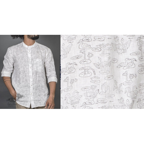 Talab ● Cotton Block Printed Shirt ● 6