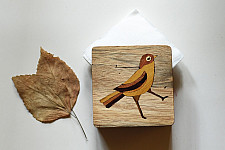 Wood & Wine - Wooden Napkin Holder | Bird
