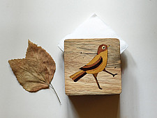 Wood & Wine - Wooden Napkin Holder | Bird