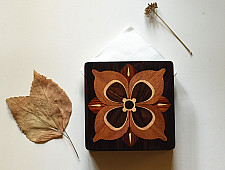Wood & Wine - Wooden Napkin Holder - Flower