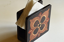 Wood & Wine - Wooden Napkin Holder - Flower