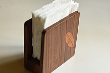 Wood & Wine - Wooden Napkin Holder | Leaf 