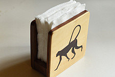 Wood & Wine - Wooden Napkin Holder | Monkey