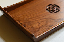 Wood & Wine - Wooden Serving Tray - Round Cut