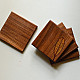 buy Wooden Coaster (Set of Four) - Leaf