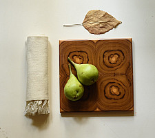 Wood & Wine - Wooden Trivet / Hot Pot Plate