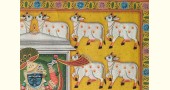 Hand painted pichwai paintings - Shrinathji And Cows Pichwai - I