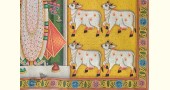 Hand painted pichwai paintings - Shrinathji And Cows Pichwai - I