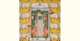 Banwari . बनवारी | Pichwai Painting - Shrinathji And Cows - I