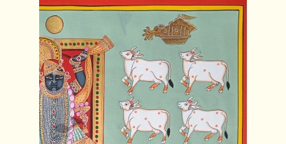 Banwari . बनवारी | Pichwai Painting - Shrinathji And Cows - II