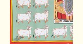 Hand painted pichwai paintings - Shrinathji And Cows Pichwai - II