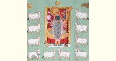 Hand painted pichwai paintings - Shrinathji And Cows Pichwai - II