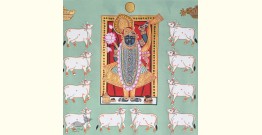 Banwari . बनवारी | Pichwai Painting - Shrinathji And Cows - II