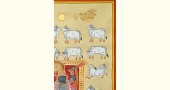 Hand painted pichwai paintings - Shrinathji And Cows Pichwai - III