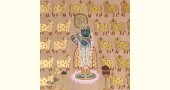 Hand painted pichwai paintings - Shrinathji And Golden Cows Pichwai - V