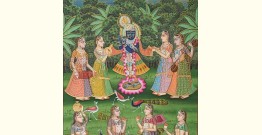 Banwari . बनवारी | Pichwai Painting - Krishna With Gopis On Yamuna Ghat