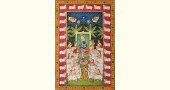 Hand painted pichwai paintings - Gopashtami Pichwai With Cows Border