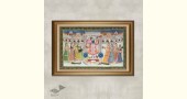 Hand painted pichwai paintings - Shrinathji Sandhya Arti Pichwai