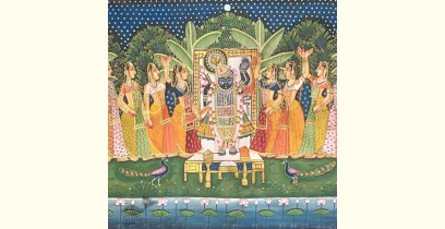 Banwari . बनवारी | Pichwai Painting - Sharad Purnima Pichwai