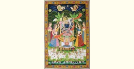 Banwari . बनवारी | Pichwai Painting - Sharad Purnima Pichwai - I ( 2' x 3' )