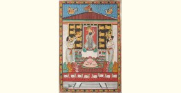 Banwari . बनवारी | Pichwai Painting - Shrinathji Annakut Pichwai ( 2' x 3' )