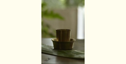 Kansyam . कांस्यम ✾ Kansa Coffee Cup Set ( Dabara Set)