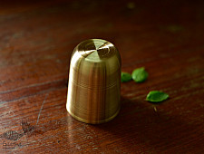 Kansyam . कांस्यम ✾ Kansa Thali Set (11" Thali + Bowl + Glass + Spoon + Small Dish)