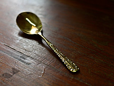 Kansyam . कांस्यम ✾ Kansa Serving Spoon Ladle - 8" x 2" 