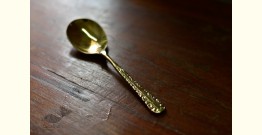 Kansyam . कांस्यम ✾ Kansa Serving Spoon Ladle - 8" x 2" 