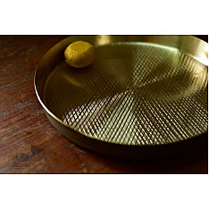 Kansyam . कांस्यम ✾ Kansa Thali 11" x 11" x 1.5"