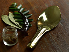 Kansyam . कांस्यम ✾ Kansa Rice Serving Ladle - 8" X 3"