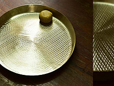 Kansyam . कांस्यम ✾ Kansa Thali 11" x 11" x 1.5"