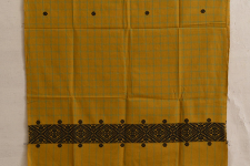 Majuli | Assam Weaving - Handloom Cotton Stole - Yellow