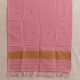 shop Assam Weaving - Handloom Cotton Stole- Light Pink