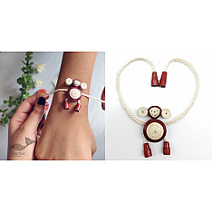 Kids Rakhi | Ghumakkad Babloo ki Jhappi - Paper Quilling Rakhi