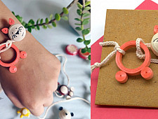 Kids Rakhi | Takatak Billoo ki Jhappi -Paper Quilling Rakhi