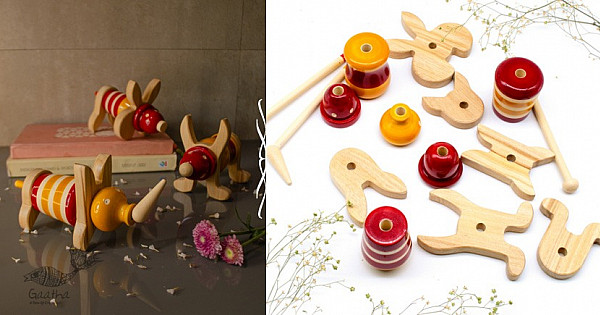 Buy Handmade Traditional Non-Toxic Toys With Vegetable Color | Gaatha