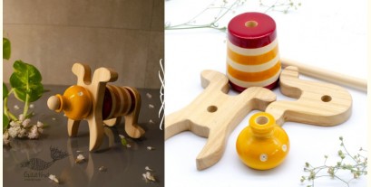 Handmade Traditional Toy | Ulte Pulte - Mini ( Set of 5 blocks) ~: Ra 