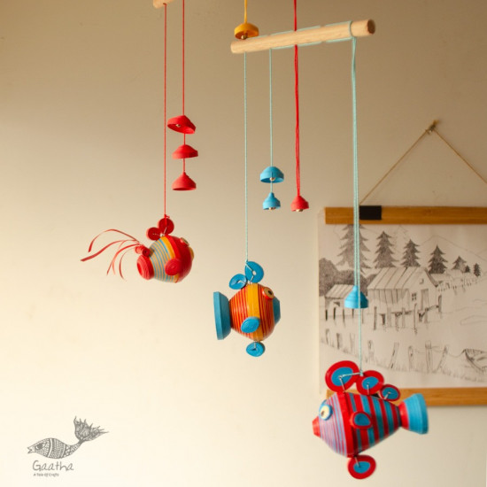 shop Handmade Paper Quilling Hanging - Budbud Buddies | two Tier