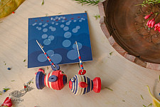Budbud | Paper quilling -  Mismatched Earring | Gola and Nila
